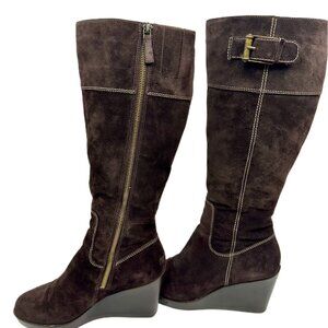 Cole Haan Waterproof Suede Tall Women Boots Size 6.5